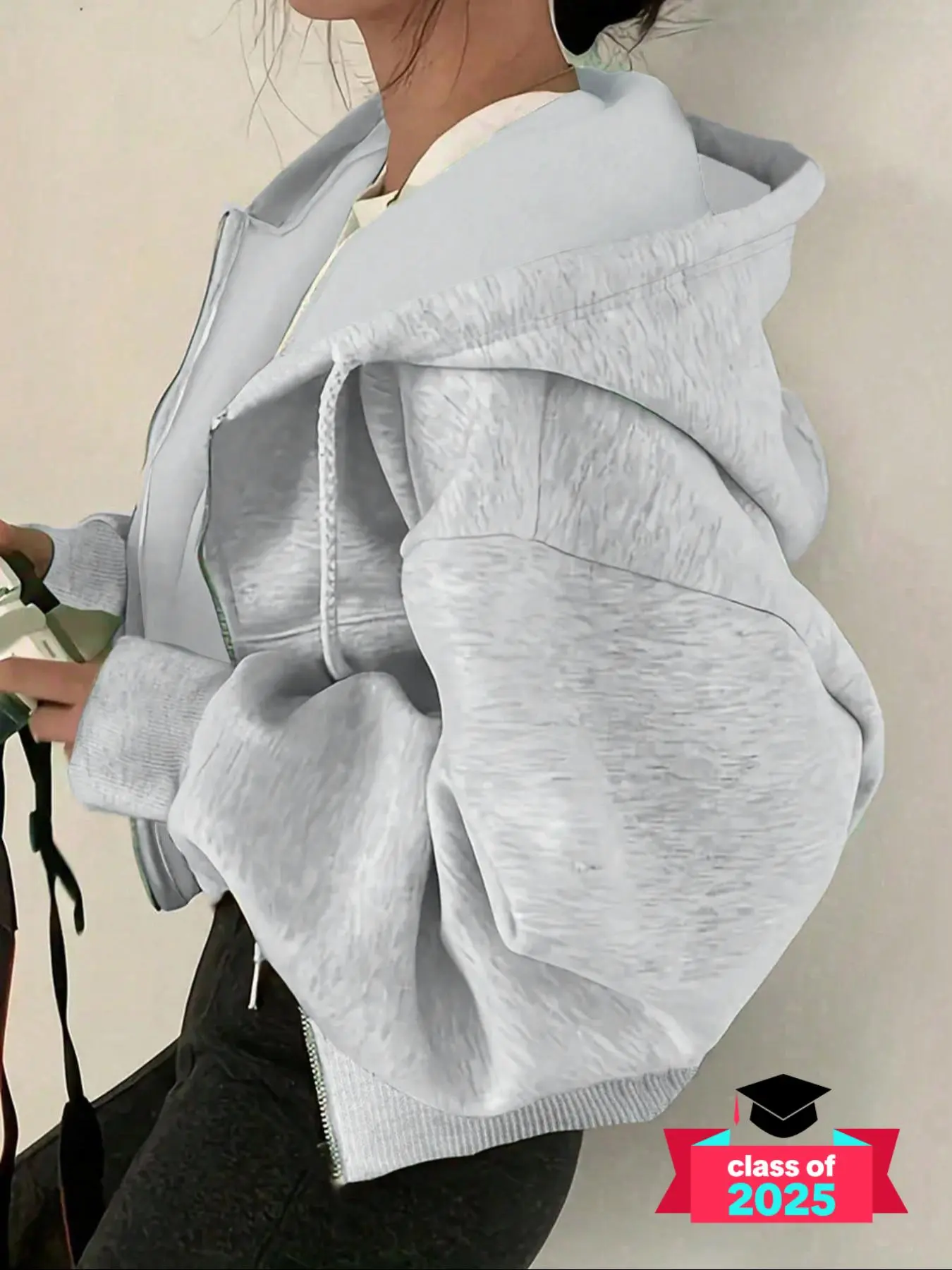 Women's Plain Drawstring Drop Shoulder Warm Hoodie, Casual Long Sleeve Kangaroo Pocket Baddie Hoodie Sweatshirt for Spring & Fall, Yoga Hoodie, Fashion Women's Clothing for Daily Wear, Outfits To Hide Tummy Uk, Workwear, Womenswear