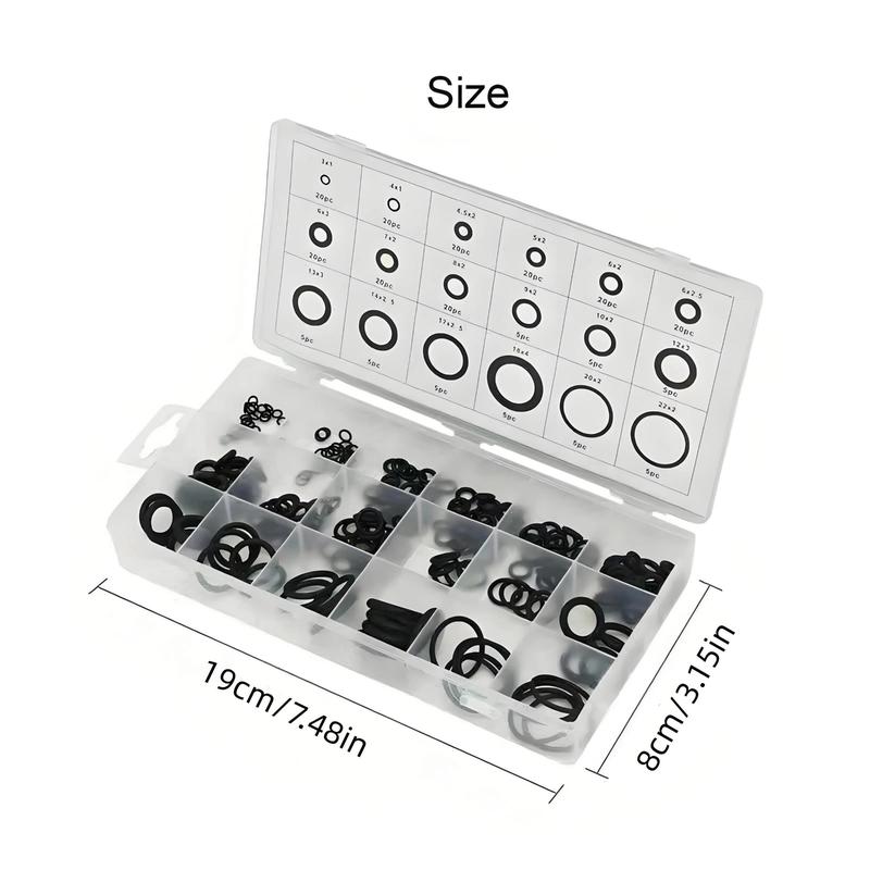 Product Introduction of O-ring Kit, Rubber O-ring, Suitable for Automotive Repairs, Faucet Pipes, and Air Or Gas Sealing Connections 1