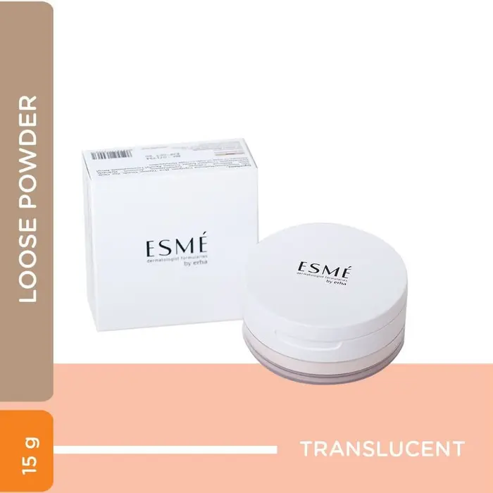 ERHA ESME Bedak Wajah Tabur True Matte - Semua Jenis Kulit Powder Kuning 5