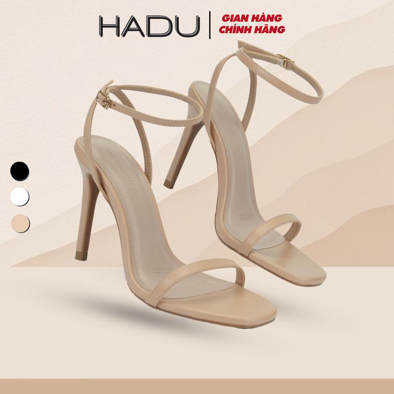 [Chân có bề ngang lên 1 size] - Giày Sandal Cao Gót 9P HADU G931, Quai Ngang, Dây Mảnh, Form Dáng Cực Đẹp, BH 12 Tháng Nữ DéP Shoes Quai Mảnh giày  cao 10 phân nhọn