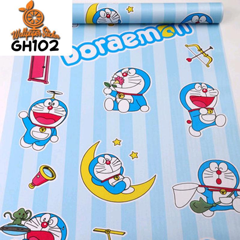 Wallpaper Dinding Doraemon Salur Kertas 1