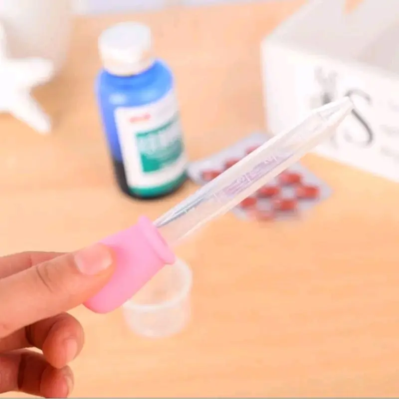 1PCS Pipet Tetes Obat Bayi Anak Ukuran 5ml Alat Bantu Minum Makan Feeder Dropper A001 6