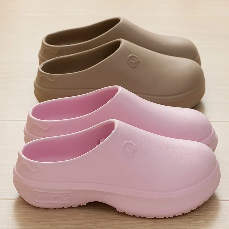 Muse giày Sandals Nữ Sandals Ngón Chân Cái Trắng Nền Đế Chống trượt EVA Chiều cao Mềm & Gia Cố 122504