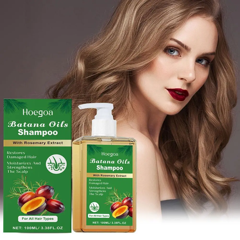 Batana Oil Shampoo With Rosemary Extract Soft And Fluffy Hair Care