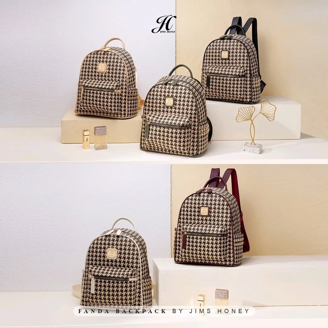 FANDA JIMSHONEY // TAS RANSEL FANDA Backpack Kulit Wanita
