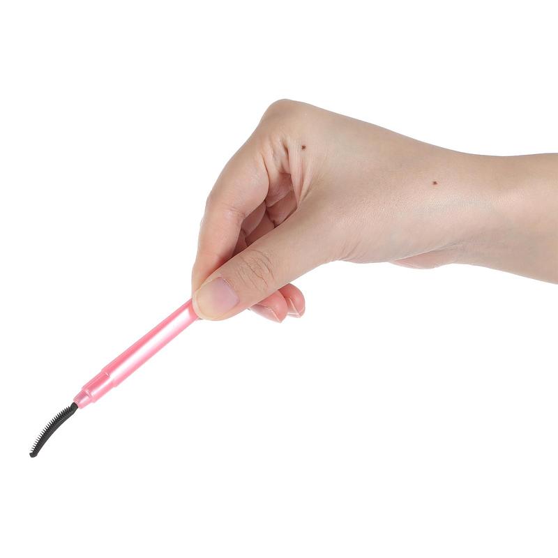 Product Introduction of ement Convenient Silicone Lash Brush Black Pink Eyelash Comb Mascara Eyelash Separator Put on Makeup 14