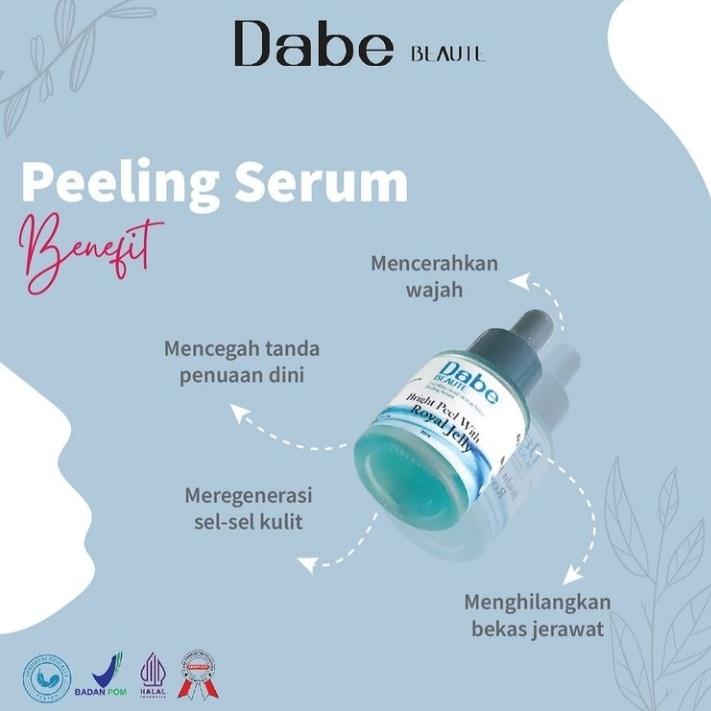Peeling Serum AHA BHA PHA Ukuran 20ml Dabe Beaute Exfoliasi Wajah Hitam Mencerahkan 6