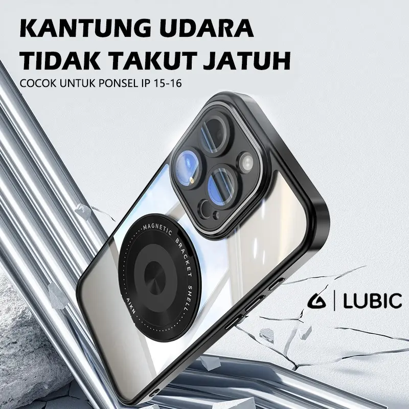 360 ROTATION RING MAGNETIC BRACKET CASE For IPHONE15 16 PRO MAX LENS GUARD PROTECTOR FULL COVER 7