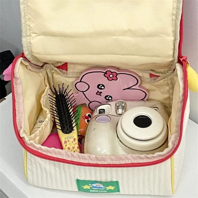 Product Introduction of Túi Buggy Chăm Sóc Da Tại Nhà, Thiết Kế Dễ Thương, Dung Tích Lớn, Cầm Tay, Túi Đựng Mỹ Phẩm, Thích Hợp Đi Du Lịch, Rửa Và Trang Trí, Có Thể Tùy Chỉnh 2