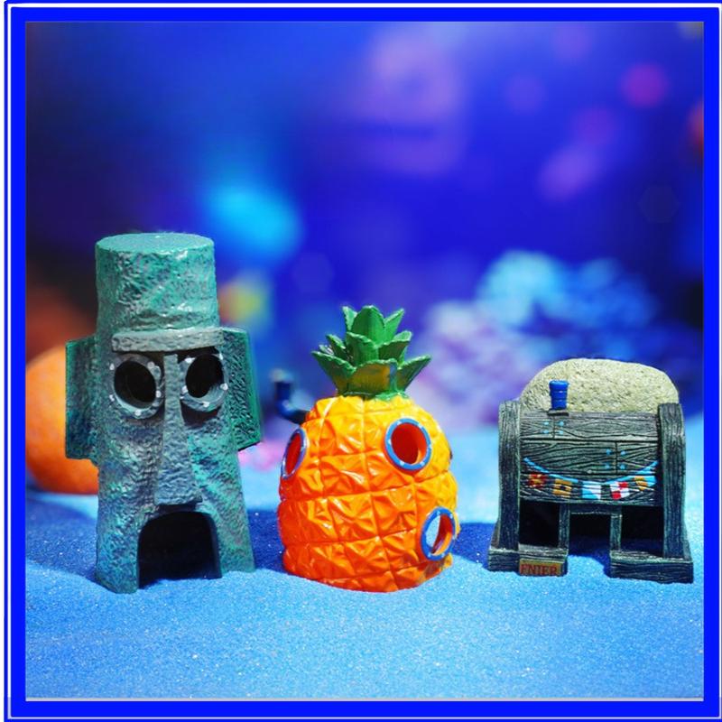 Mô Hình Ngôi Nhà Dứa Búp Bê Bọt Biển San Hô Tinh Nghịch Hoạt Hình SpongeBob…
