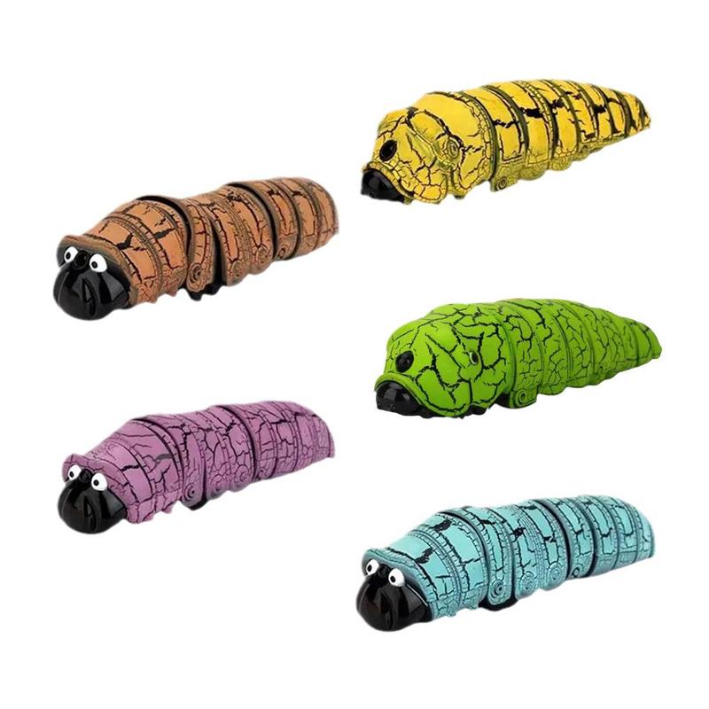 Product Introduction of New And Unique Simulation Remote Control Caterpillar Electric Trick Simulation Toy Insect J5L0 25