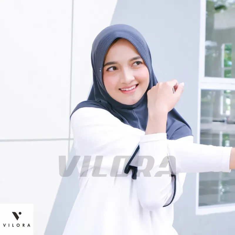 Jilbab Vilora Sport Volley bergo hamidah 3