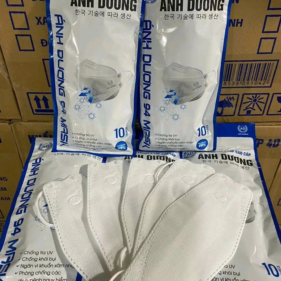 hộp 300 chiếc khẩu trang người lớn kf94 ánh dương