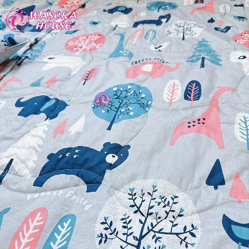 {warmth} The quilt combo bag is offered as a gift for children, many vivid patterns, soft and absorbent Korean satin cotton. 4