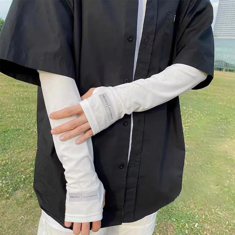 Outdoor UV Protective UV Coldproof Arm Sleeves Outside Cab Gloves