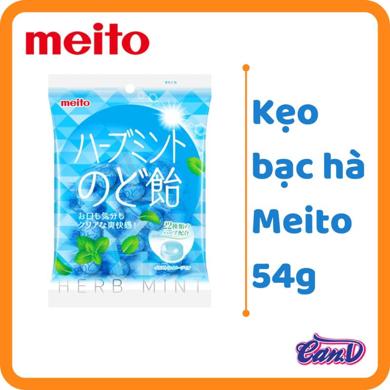 Kẹo bạc hà Meito 54g - kẹo ngậm thơm miệng 0