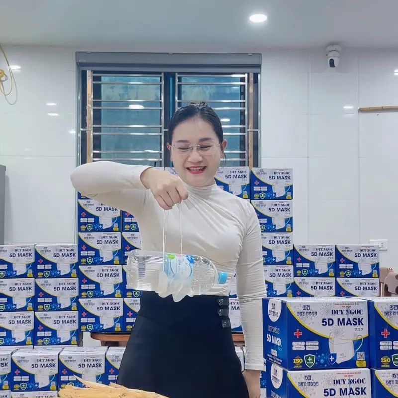 ￼combo 4 hộp Khẩu Trang 5D Duy Ngọc - Thùng 200 Chiếc Khẩu Trang Kháng Khuẩn 3 Lớp 6