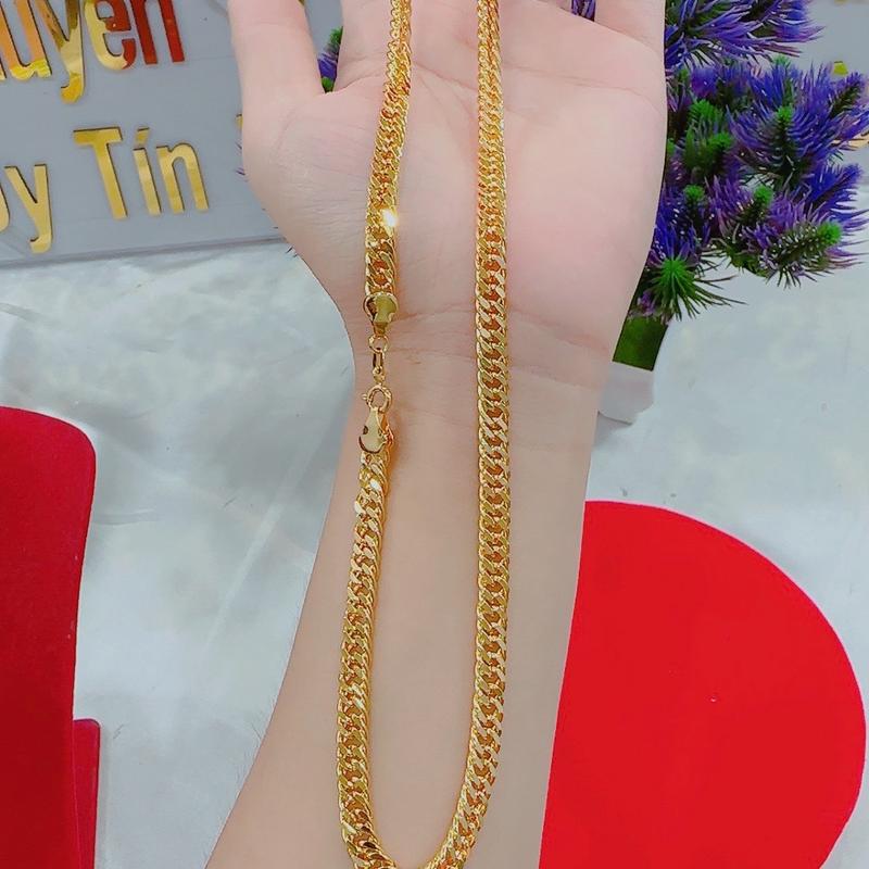 Dây chuyền khoen lật (dây chuyền dài 50cm đây là dây to )