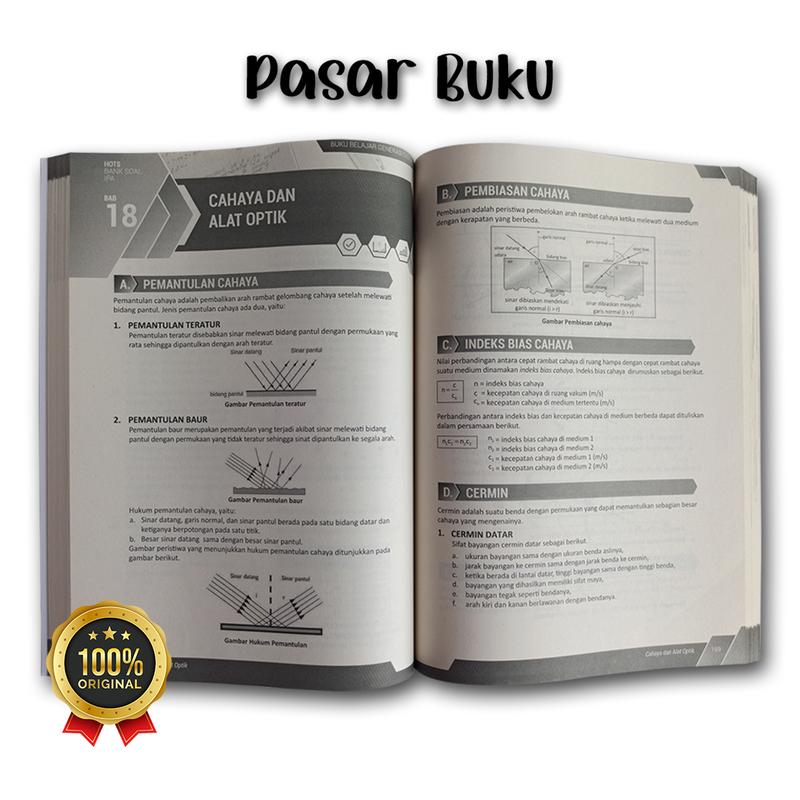 BUKU SOAL HOTS PELAJARAN SMP/LATIHAN SOAL SMP/BUPELAS:STRATEGI & BANK SOAL HOTS IPA SMP 7,8,9 1