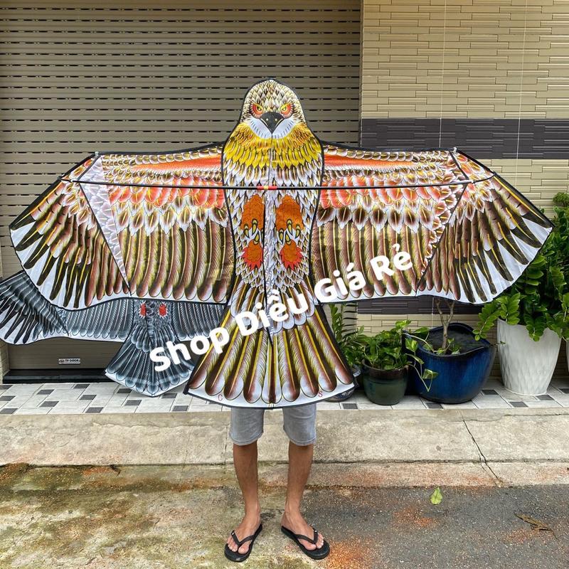 [MUA 1 ĐƯỢC 2] Diều đại bàng size 2.4 mét - TẶNG 150 mét dây + túi đựng diều (diều 3D, diều giá rẻ, diều đẹp, diều trẻ em,diều 3d, diều thả, diều rainbow, diều cá 7 đuôi, diều cá, diều delta, diều đại bàng, diều chim, diều rắn)