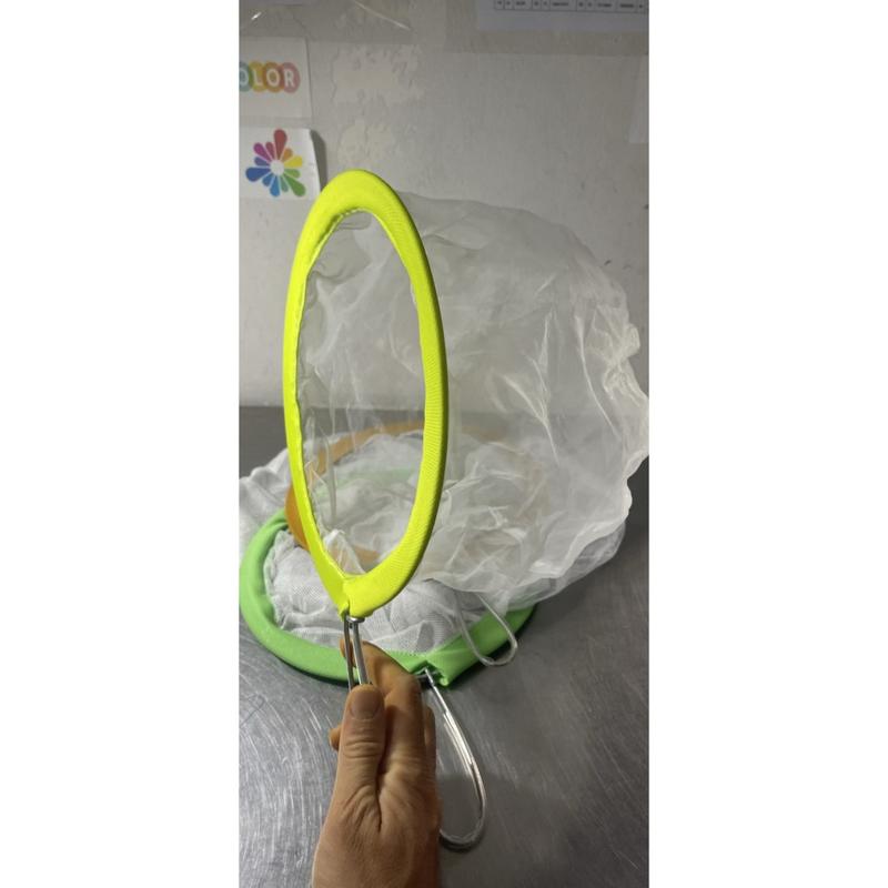 1 cây vợt bắt cá, côn trùng 25 cm, có tùng dày, nhiều loại lưới 4
