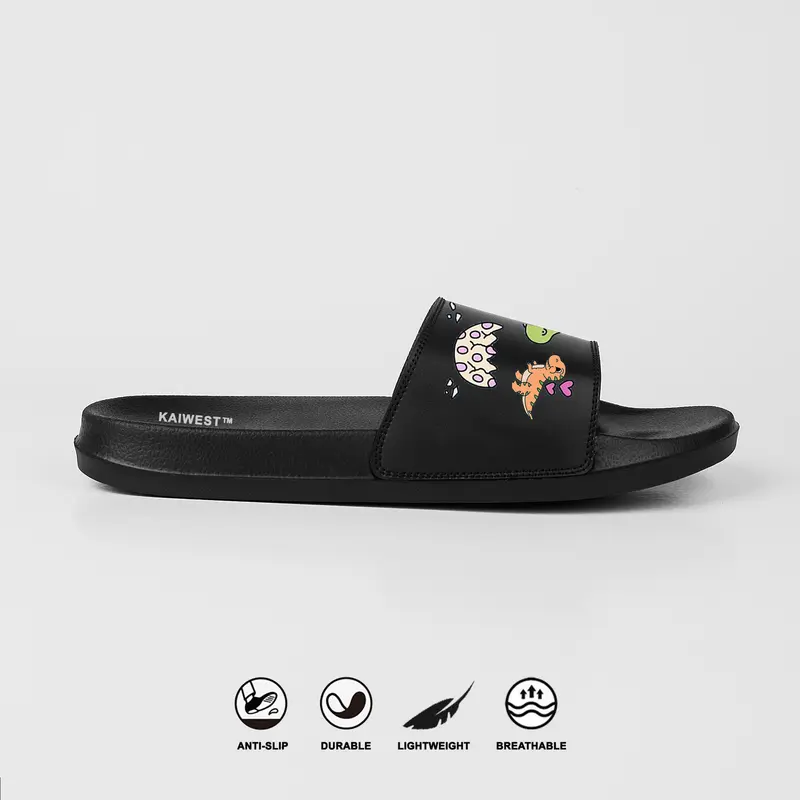 Kaiwest Dino Life Cute Slides Sandal Slip On Dinosaurus 1