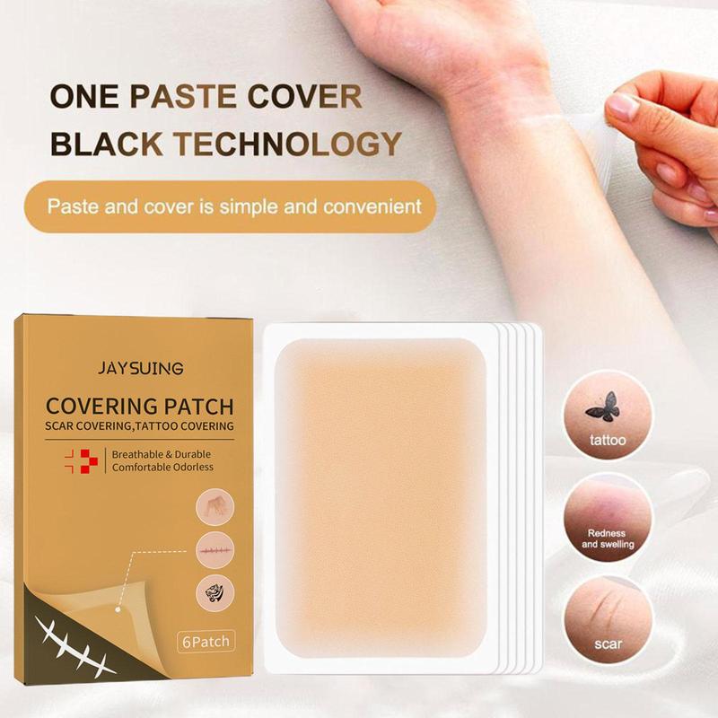 6patch Invisible Concealer Patch Skin Tattoo Scar Concealer Cover Patch Waterproof Skin Color Cover Patch 3