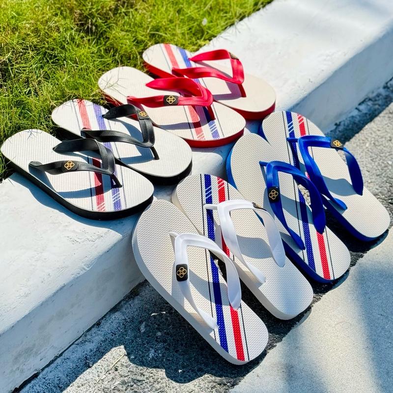 Dép Thái Lan THOM 2 Màu in 3D Dép Kẹp Dép Nam Dép Cao Su Dép Xỏ Ngón DéP