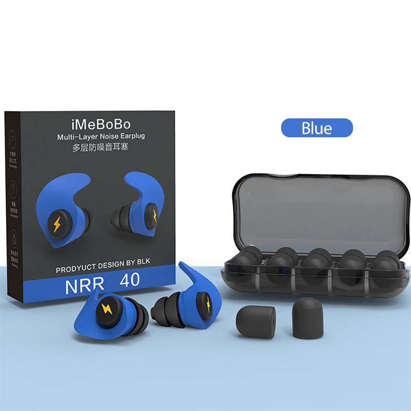 Product Introduction of Silicone Sponge Sleeping Ear Plugs Portable Soundproof Earplugs Soft Foam Anti-noise Earplug Travel Noise Reduction 27