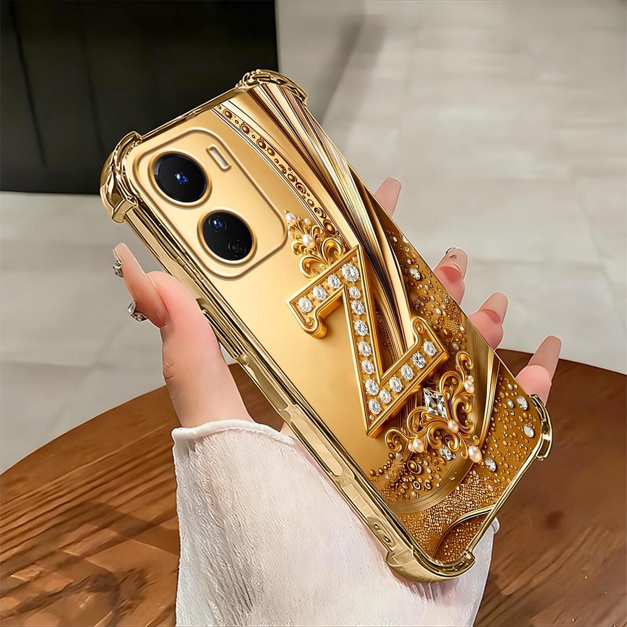 Cocok untuk casing ponsel VIVO Y16 Casing ponsel tahan benturan empat sudut dengan ukiran huruf yang indah.-SJFS