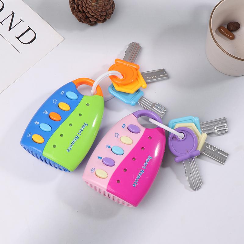 Product Introduction of Baby Toy Musical Cartoon Car Key Vocal Sounds Smart Remote Car Voices Pretend Play Educational Toys For Children Baby Music Toys 16