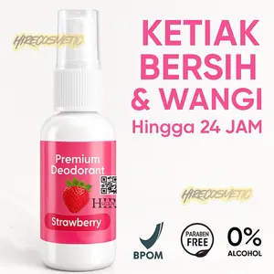 Deodorant Tawas Spray 60ML Cair Alami BPOM