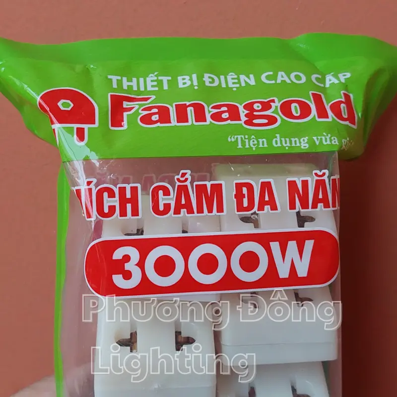 Phích cắm chia 3 ổ cắm - 3000W đầu nối 3 cửa P11 chịu tải 3000W 8