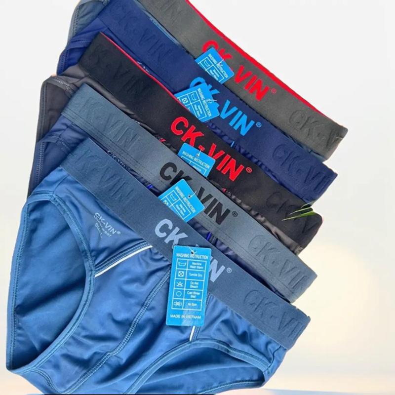 Xả kho [Set 10 Quần] quần lót nam, quần sịp thun lạnh bảng lưng to CK_VIN thời trang Menswear