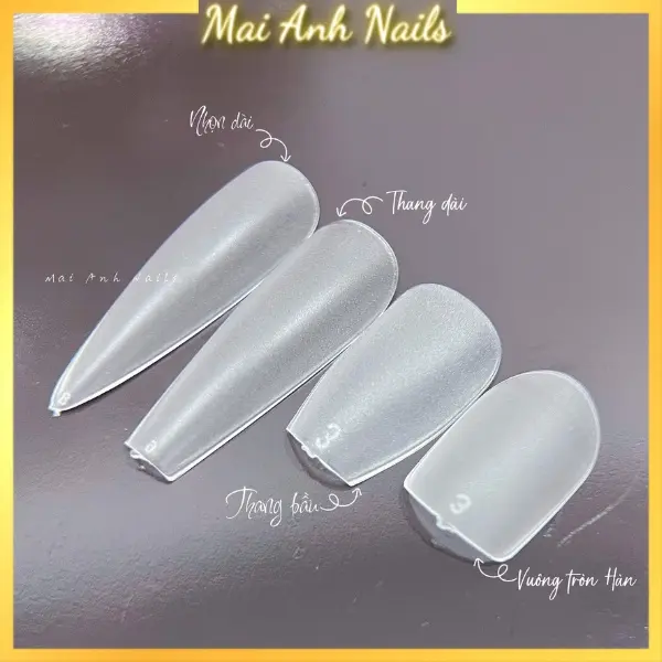 Mó.ng Up Lẻ Size Avy số 5->11 gói 42 m.óng nhiều form màu trong
