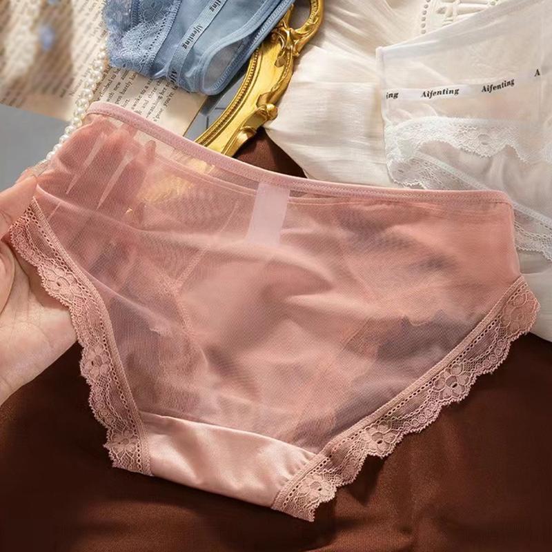  Quần Sịp Ren Gợi Cảm Thoáng Khí Đáy Quần Cotton Nguyên Chất Thiết Kế Cạp Thấp Thoải Mái Thích Hợp Cho Nam Và Nữ 