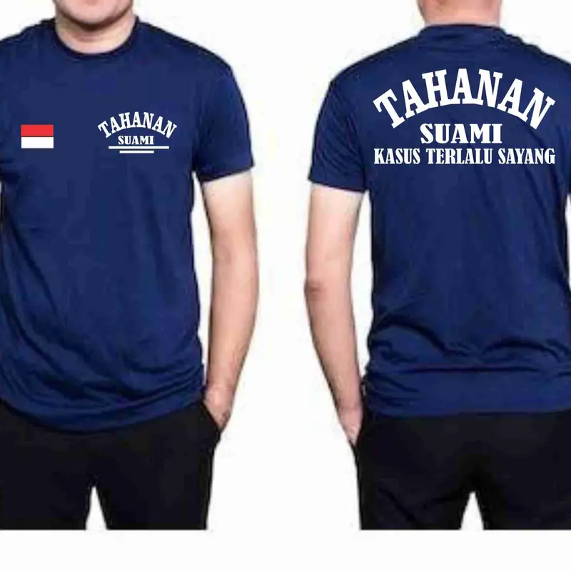 KAOS TAHANAN SUAMI / COD KAOS OBLONG LENGAN PANJANG  DAN PENDEK/ KAOS BAJU T-SHIRT/UNISEX/BAHAN PREMIUM PRIA&WANITA Katun 6
