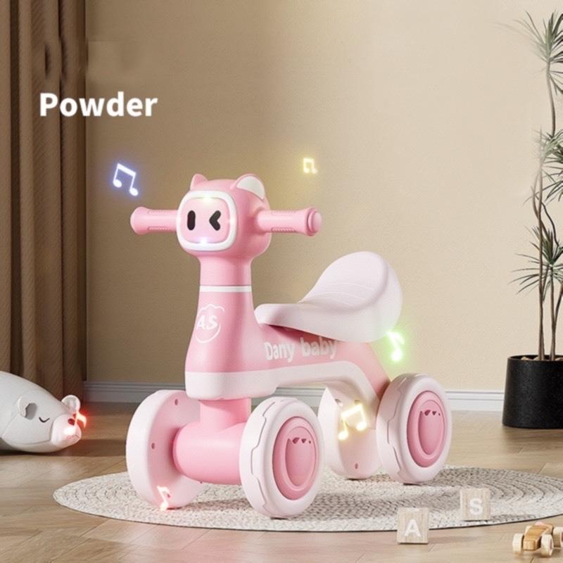 Xe Chòi Mèo Nháy Mắt Có Đèn Nhạc, Xe Dành Cho Bé Từ 9 Tháng Đến 5 Tuổi, Xe Thiết Kế Chắc Chắn Đồ Chơi banh  nhựa