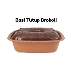 Basi Segi Prasmanan Tutup Brokoli Tempat Sayur Serbaguna