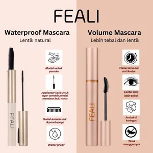[BPOM] Feali Mascara Waterproof Long Lasting Volumizing Lengthen Eye Lash Makeup - Make Up Maskara Waterproof