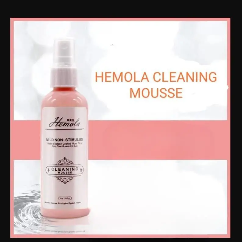 HEMOLA CLEANING MOUSSE EYELASH CLEANSER / PEMBERSIH BULUMATA EYELASH EXTENSION 0