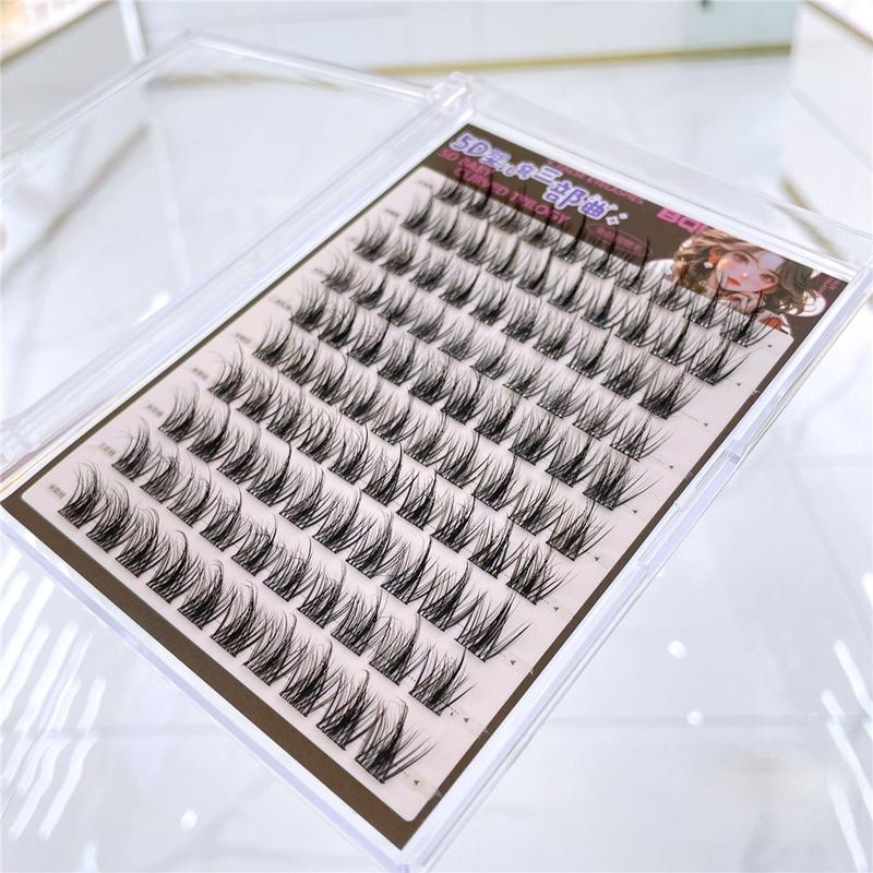 Ultimate Lash Kit 💫 BQI 100-120 Cluster False Eyelashes | Self Adhesive Glue-Free Softer C Curl Baby Bend Trilogy Style Reusable【FREE GIFTS Tweezer 】 7