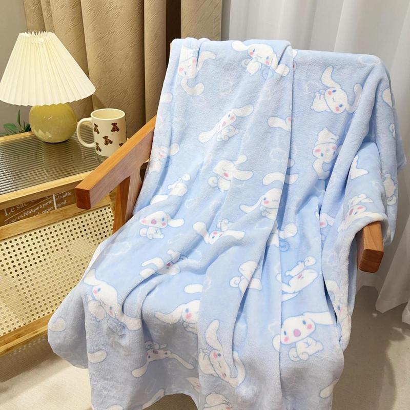 Product Introduction of Chăn Nhỏ Hoạt Hình, Cinnamoroll Babycinnamoroll, Phong Cách Nữ Tính, Thích Hợp Cho Mùa Thu Và Mùa Đông, Chăn Ngủ Trưa, Chăn Đi Chơi Ký Túc Xá, Bao Gồm Khăn Trải Sofa, Dễ Thương Và Nữ Tính 0