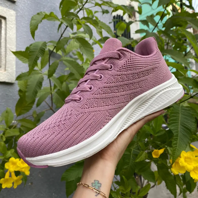 Giày Thể Thao Nữ_Wanno 221 Hồng Sneaker Sport 4