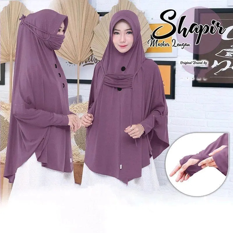 (COD) KAMILA HIJAB - JUMBO HIJAB LENGAN KANCING FREE MASKER KHIMAR SYAR'I KERUDUNG SHAPIR MASKER LENGAN TANGAN PANJANG Bergo Jilbab Lengan Instan Jumbo Jersey Premium Khimar instan Lengan Fashion Muslim Hijab Model Baru Jilbab Terbaru Syari