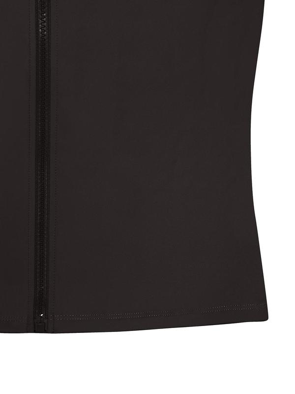 Women's Solid Zip Up Drop Shoulder Sports Jacket with Thumb Hole Design, Quick Drying Breathable Stand Collar Sports Outerwear for Yoga Gym Workout Running, Ladies Sportswear for All Seasons 5