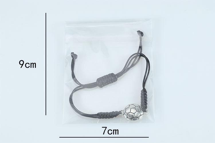 Product Introduction of Cross-Border Hot-Selling Handmade Woven Baseball Soccer Basketball Volleyball Alloy Bracelet Source Factory Wholesale 11