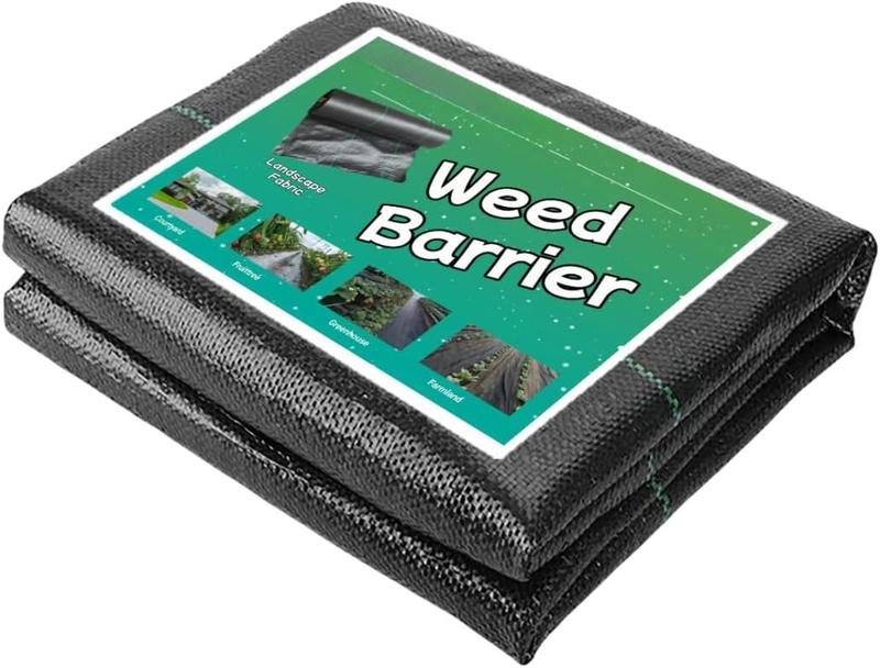 Weed Barrier Landscape Fabric 3 ft x 100 ft, 3.2 oz Heavy Duty Weed ...