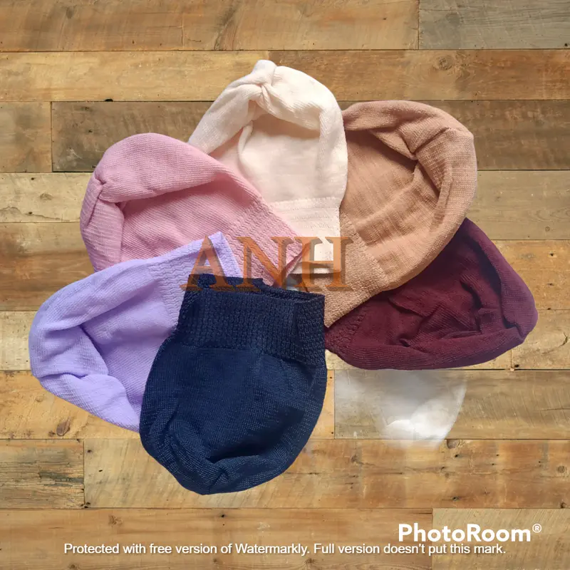 (PAKET USAHA ISI 10/20) Ciput Inner bandana anti pusing Pernikahan Bisnis Poliester Sore Hari Santai Katun Kerudung Jilbab 1