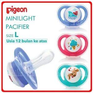 Empeng Bayi Bulat Pigeon Step 1 2 3 (Newborn - 3 tahunan) / Kompeng Bayi Bulat / Baby Pacifier / Baby Soother / Empeng Anak / Empeng Bayi Newborn gigi